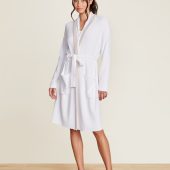 CozyChic Ultra Lite® Tipped Ribbed Short Robe