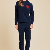 CozyChic Ultra Lite® Embroidered Heart Pant